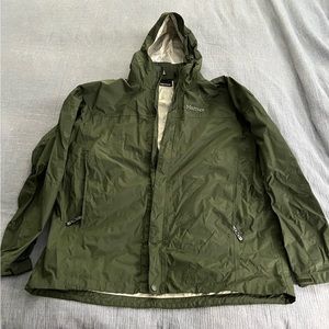 MARMOT GREEN WINDBREAKER JACKET XL